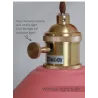E27 - Lampada da parete moderna con interruttore