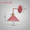 ApliquesE27 - Lámpara de pared moderna con interruptor