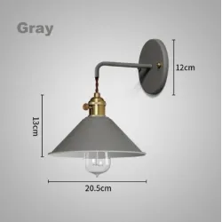 E27 - Modern wall lamp with switch