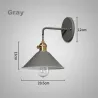 E27 - Modern wall lamp with switch