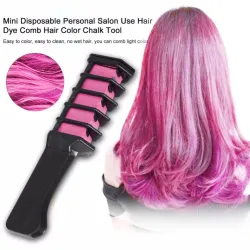 Mini pettine di tintura temporanea monouso per capelli