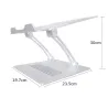 Aluminium Laptop-hållare - vikbar - justerbar monter