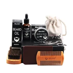Olja - vax - kam - saxar - skägggrooming set - 7 bitar