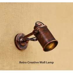 Rétro lumière murale créative - lampe - réglable - double tête