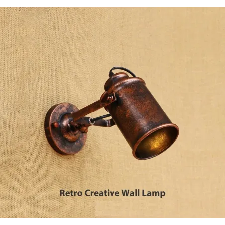 Retro creative wall light - lamp - adjustable - single - double head