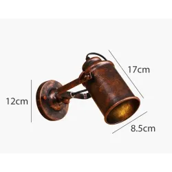 Retro creative wall light - lamp - adjustable - single - double head