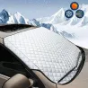 Windscreen cover - bil fönster skärm solljus - frost is