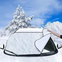 Windscreen cover - bil fönster skärm solljus - frost is