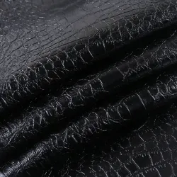 Calças de couro de lápis de cintura alta - impressão escultura