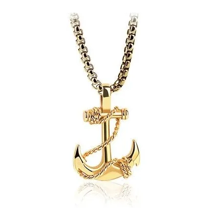 Vintage merirosvo ankkuri pendant