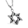 Star of David pendant med halsband - unisex