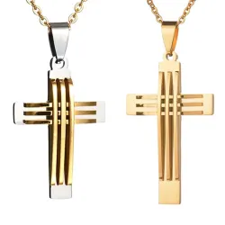 Ciondolo Vintage - collana - oro - metà oro
