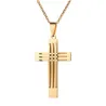 CollaresColgante de cruz vintage - collar - oro - medio dorado