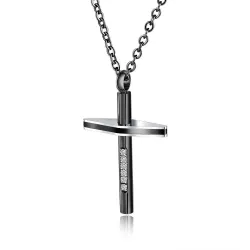 Cross christian Collane - oro - argento - nero
