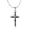 CollaresCollar de cruz único - oro - negro - unisex
