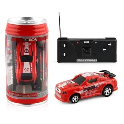 Telecomando micro auto da corsa - soda può - multi colore