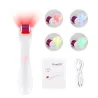 MasajeAguja de micro eléctrica con LED - rodillo derma de titanio - antirrugas - masaje facial rejuvenecedor / masaje corporal