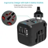 Universell reseadapter - uk/eu/au/asia - baby säker design