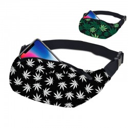Weed fanny pack - green - white - unisexe