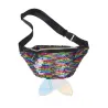 Pack de fanny à échelle de poisson - sac de taille - brillant - 4 couleurs