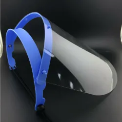 Maschera di sicurezza - regolabile - trasparente - visiera