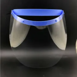 Säkerhet sköld mask - justerbar - transparent - visir