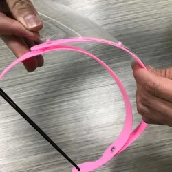 Masque de protection - réglable - transparent - visière