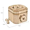 ConstrucciónDIY creativo - caja del tesoro 3D - rompecabezas de madera - kit de montaje - 123 piezas