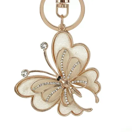 llaveromariposa de cristal de moda - llavero