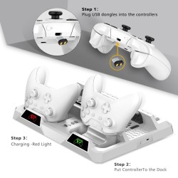 Dual controller - charging dock station - xbox one - cooling stand