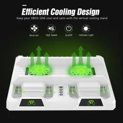Dual controller - charging dock station - xbox one - cooling stand