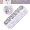 12 boxes / set - AB crystal - rhinestone - diamond gem - glitter - nail art