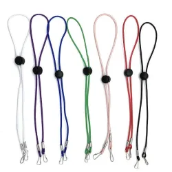 10 - 20 - 30 bitar - justerbar ansiktsmask sladd - lanyard