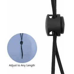 10 - 20 - 30 bitar - justerbar ansiktsmask sladd - lanyard