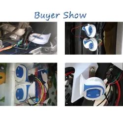 Diagnóstico115dB cuerno de la voz - auto - altavoz - alarma 12V - coche - coche - motor