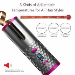 Automatisk - sladdlös - hår curler - trådlös - usb - laddningsbara - stylingverktyg
