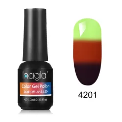 Température triple couleur 10ML - gel poli - nail art - uv led