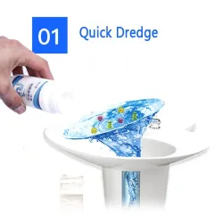 Sink drain - toilet - kitchen- dredging agent - bottle