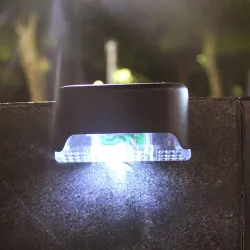 Apliques4 - 12 piezas - LED - solar - escalera / cerca / lámpara de pared - impermeable