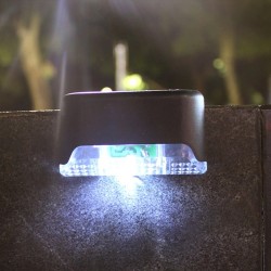 4 - 12 sztuk - LED - solar - lampa schodowa / ogrodzeniowa / ścienna - wodoodpornaKinkiety