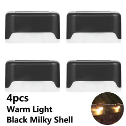 Apliques4 - 12 piezas - LED - solar - escalera / cerca / lámpara de pared - impermeable