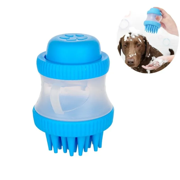Pet cleaning brush - massage - silicone - bath- shower - accessories