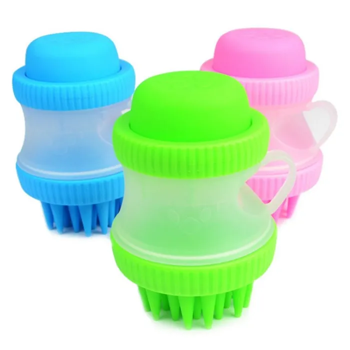 Pet puhdistus harja - hieronta - silikoni - kylpy- suihku - tarvikkeet