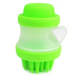 Pet limpeza escova - massagem - silicone - banho- chuveiro - acessórios