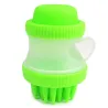 Brosse de nettoyage pour animaux - massage - silicone - douche - accessoires