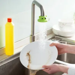 Cartoon - Wasserhahn - Dusche - Filter - Düse - Wasser