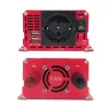 LCD-näyttö - Auringon adapteri - kaksi USB - 1500W - 2000W
