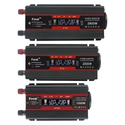 Paneles solaresInverter dc to ac - alimentación de pantalla LCD - UE / salida universal - cigarrillo