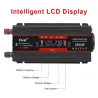 Paneles solaresInverter dc to ac - alimentación de pantalla LCD - UE / salida universal - cigarrillo