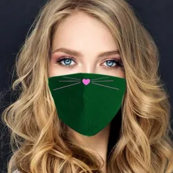 Maschera protettiva viso / bocca - lavabile - stampa vignetta